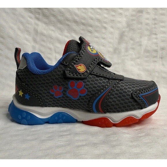 Paw Patrol Baby Toddler Boy Light Up Athletic Sneakers Size 5c Kids Shoes - Picture 8 of 12